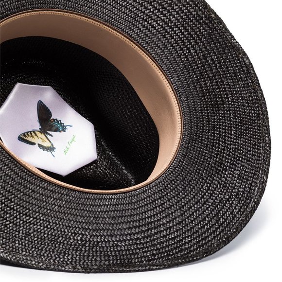 Accessories Nick Fouquet Midnight Straw Fedora Hat Poshmark